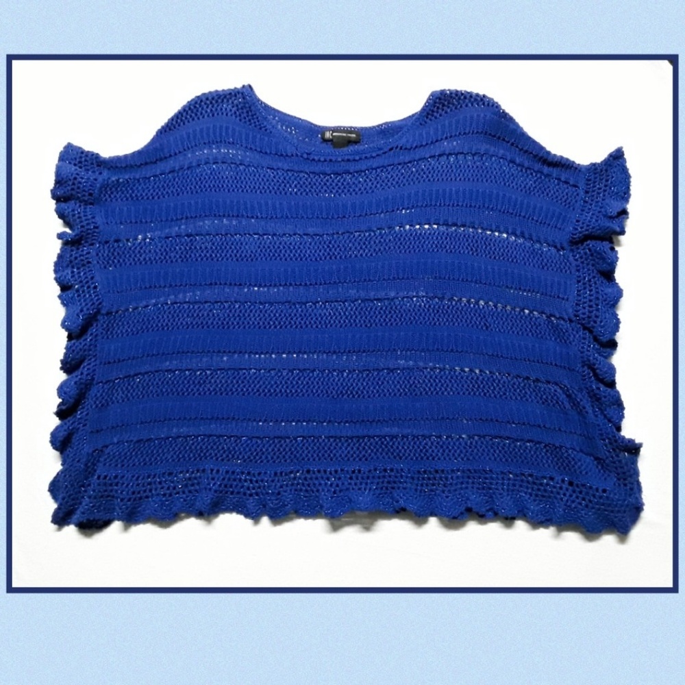Knit Crop Pancho